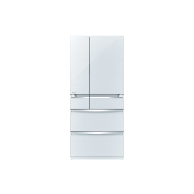 MITSUBISHI MR-WX70C-W-H1 6-door Inverter Refrigerator (Glass White) Fridge
