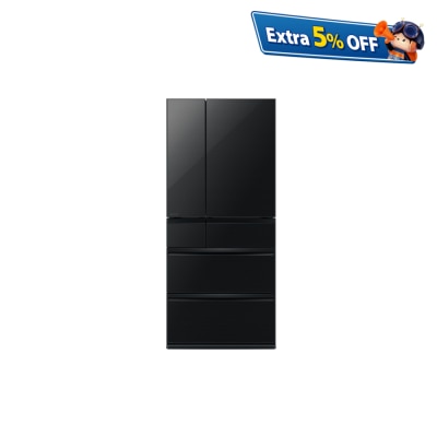 MITSUBISHI三菱電機 MR-WX70C-B-H1 六門變頻環保雪櫃 (亮麗黑) 雪櫃