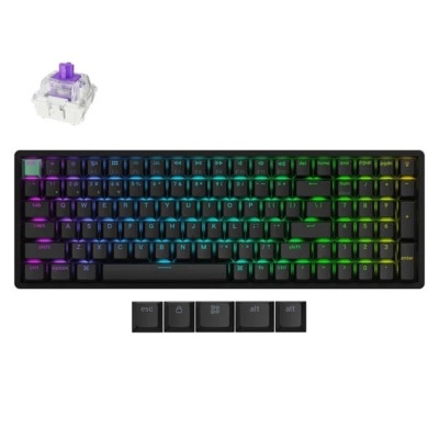 Keychron K4 HE QMK Wireless Custom Keyboard - Gateron Nebula Double-Rail Magnetic Switch (Aluminium Frame)