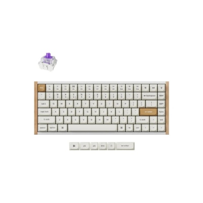 Keychron K2 HE 磁軸無線機械鍵盤- Gateron 雙軌磁軸 (木製框架)