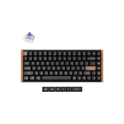 Keychron K2 HE 磁軸無線機械鍵盤- Gateron 雙軌磁軸 (木製框架)