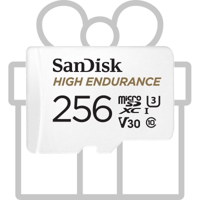 SANDISK - SDSQQNR High Endurance MicroSD 256GB UHS-I 100M / 40MB Memory Card