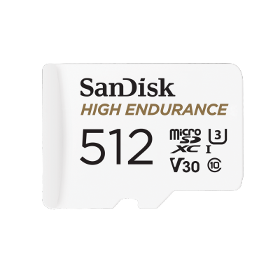 SanDisk SDSQQNR High Endurance MicroSD 512GB 100MB/R 40MB/W記憶卡