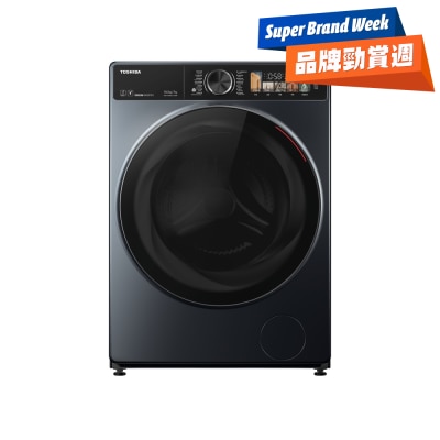 TOSHIBA 東芝 TWD-T25BZU115MWH MG 10.5/7公斤1400轉變頻洗衣乾衣機