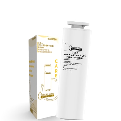 WATSONS WATER 屈臣氏蒸餾水 EA090681 三合一 (PP + 活性炭棒 + 超濾) 複合濾芯 (適用於WWS18 超濾水機)
