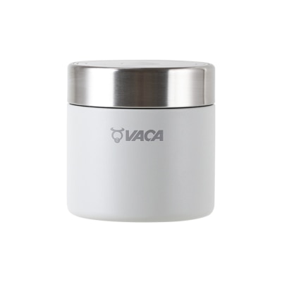 小牛角 不銹鋼真空 350毫升便攜式小湯壺 (灰白色)