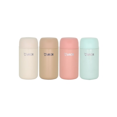 小牛角 真空套装: 4只0.2公升迷你杯 (奶白/ 奶咖/ 桃红/蓝)