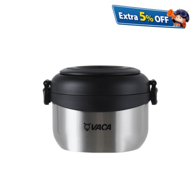 小牛角 316不锈钢真空便携式 850毫升饭壶 (不锈钢)