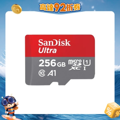 SANDISK - SDSQUAC Ultra microSD 256GB 150MB/s Memory Card
