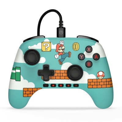 PowerA Power A NSW Advantage 有线控制器（适用于 Switch 2）- 马里奥时间