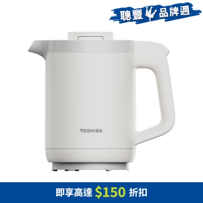 TOSHIBA 東芝 - KT-08DH1VHK(W) 0.8公升無線雙層電熱水壺-附可鎖壺蓋