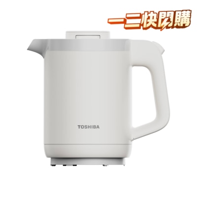 TOSHIBA 东芝 KT 08DH1VHK(W) 0.8公升无线双层电热水壶 附可锁壶盖 image