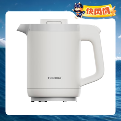 TOSHIBA 东芝 - KT-08DH1VHK(W) 0.8公升无线双层电热水壶-附可锁壶盖
