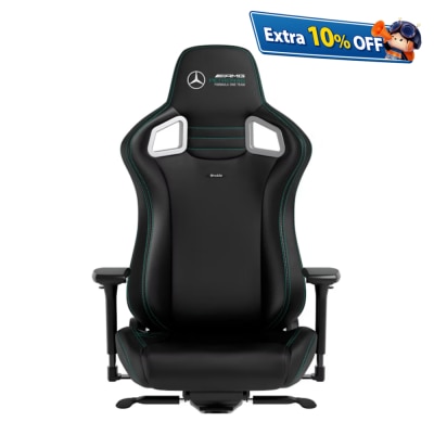 Noblechairs EPIC Gaming Chair - Mercedes-Benz AMG Petronas Formula One Team Edition