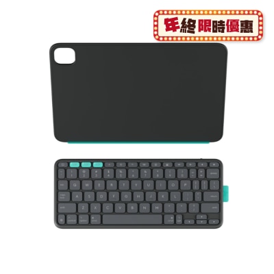 LOGITECH Flip Folio For iPad Pro 11"(M5 & M4), iPad Air 11"(M3 & M2) & iPad Air (5th Gen)