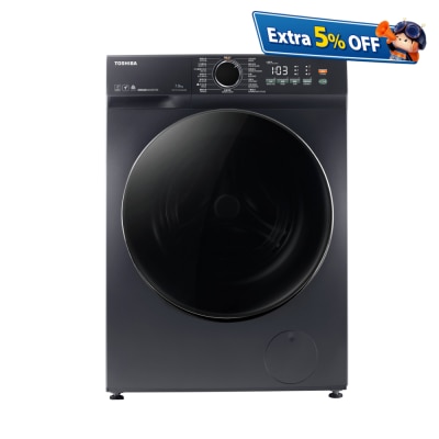 TOSHIBA 東芝 TW-T21BU80UWH(MG) 7公斤超薄身前置式變頻洗衣機 前置式洗衣機