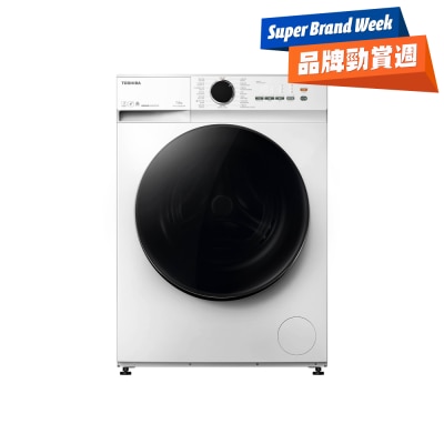 TOSHIBA 东芝 - WW 7公斤1200转超薄身变频前置式洗衣机 - TW-T21BU80UWH