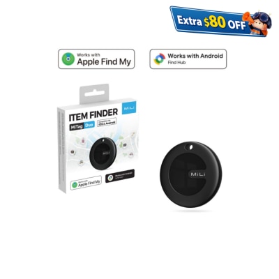MiLi 全球定位物品離開追蹤器 蘋果及安卓適用 1個裝