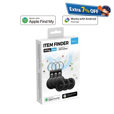 MiLi 全球定位物品离开追踪器 苹果及安卓适用 连皮套 3个装