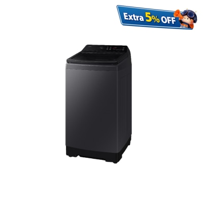 SAMSUNG WA80F10S2CSH Bespoke AI Top Loader without Drain Pump 10kg Deep Charcoal Japan Type Washer