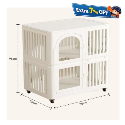 One for Pets 双层宠物别墅笼