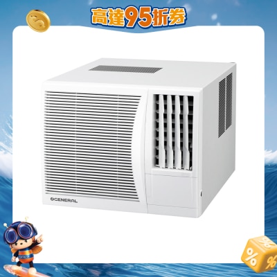 GENERAL 珍宝 - AKWA9HNR R32 1匹 定频淨冷 窗口式冷气机