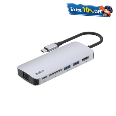 BELKIN USB-C 6-in-1 Multiport Hub