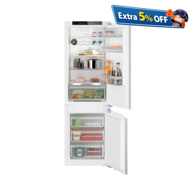SIEMENS KI86NHFD0K iQ500 anti-condensaton built-in fridge-freezer Built in fridge