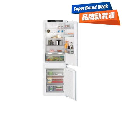 SIEMENS 西門子 - iQ500 244公升抗凝露變頻單門嵌入式雪櫃 - KI86NHFD0K