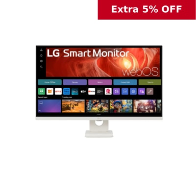 LG 乐金 32U731SA-W 31.5” 4K UHD IPS 智能显示器 (搭载webOS)