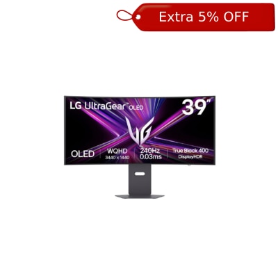 LG UltraGear™ 39GX900A-B 39" 240Hz WQHD OLED Curved Gaming Monitor