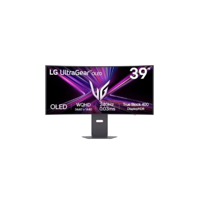 LG 乐金 UltraGear™ 39GX900A-B 39" 240Hz WQHD OLED 曲面 电竞显示屏