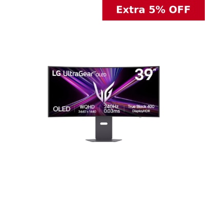 LG 乐金 UltraGear™ 39GX900A-B 39" 240Hz WQHD OLED 曲面 电竞显示屏