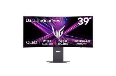 LG 乐金 UltraGear™ 39GX900A-B 39" 240Hz WQHD OLED 曲面 电竞显示屏