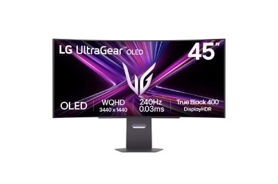 LG 乐金 UltraGear™ 45GX900A-B 45" 240Hz WQHD OLED 曲面 电竞显示屏