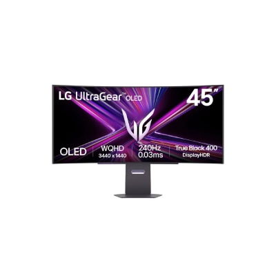 LG 樂金 UltraGear™ 45GX900A-B 45" 240Hz WQHD OLED 曲面 電競顯示屏