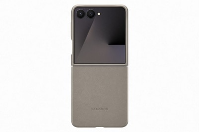 SAMSUNG 三星電子 Galaxy Z Flip7 純素皮革保護殼