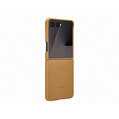 SAMSUNG 三星電子 Galaxy Z Flip7 純素皮革保護殼