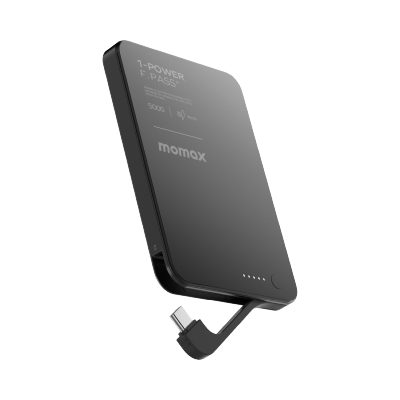 Momax 1-Power F.Pass+ 5000mAh 磁力帶線流動電源 移動電源