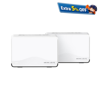MERCUSYS HALO H27BE BE3600 Dual Band WiFi 7 Mesh Router (2 Pack)