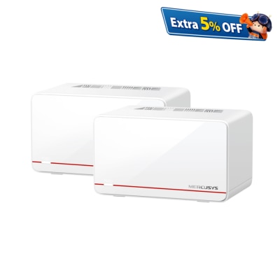 MERCUSYS HALO H37BE BE6500 Dual Band WiFi 7 Mesh Router (2 Pack)