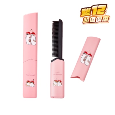 Coolean mofusand無線迷你負離子直髮梳