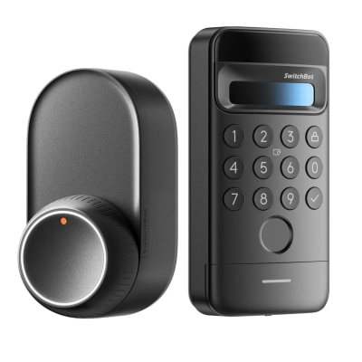 SwitchBot Lock Ultra 智能门锁套装 (Lock Ultra附Adapter Kit + Keypad Vision) 智能门锁