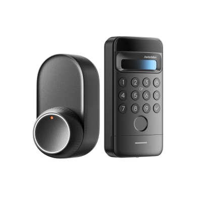 SwitchBot Lock Ultra Bundle (Lock Ultra with Adapter Kit + Keypad Vision) Smart Door Lock