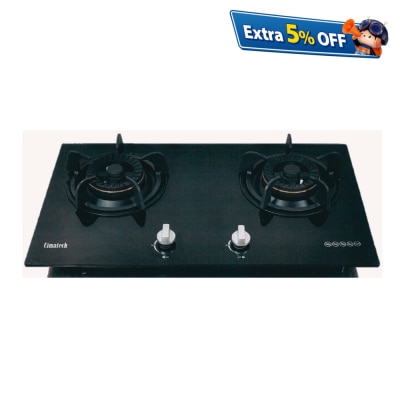 Cimatech CG74D2-TG 75CM 嵌入式雙頭煤氣爐 嵌入式氣體爐