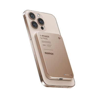 Momax IP129 1-Power Q.Pass Qi2 5000mAh Magnetic Wireless Power Bank