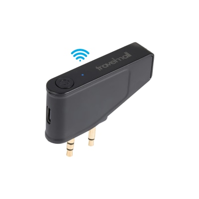 Travelmall - 2-in-1 Airplane Pro Headphone-Jack Bluetooth Adaptor
