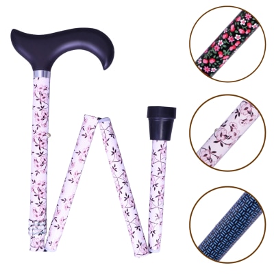 Rock Medical [Foldable] JP style foldable walking stick (Made in Taiwan)