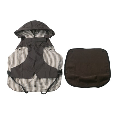 One for Pets All-Weather Raincoat-Brown-S
