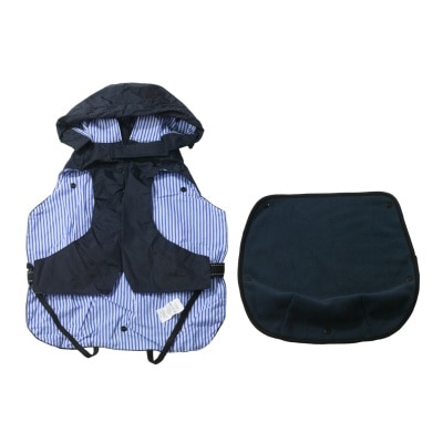 One for Pets All-Weather Raincoat-Navy-L